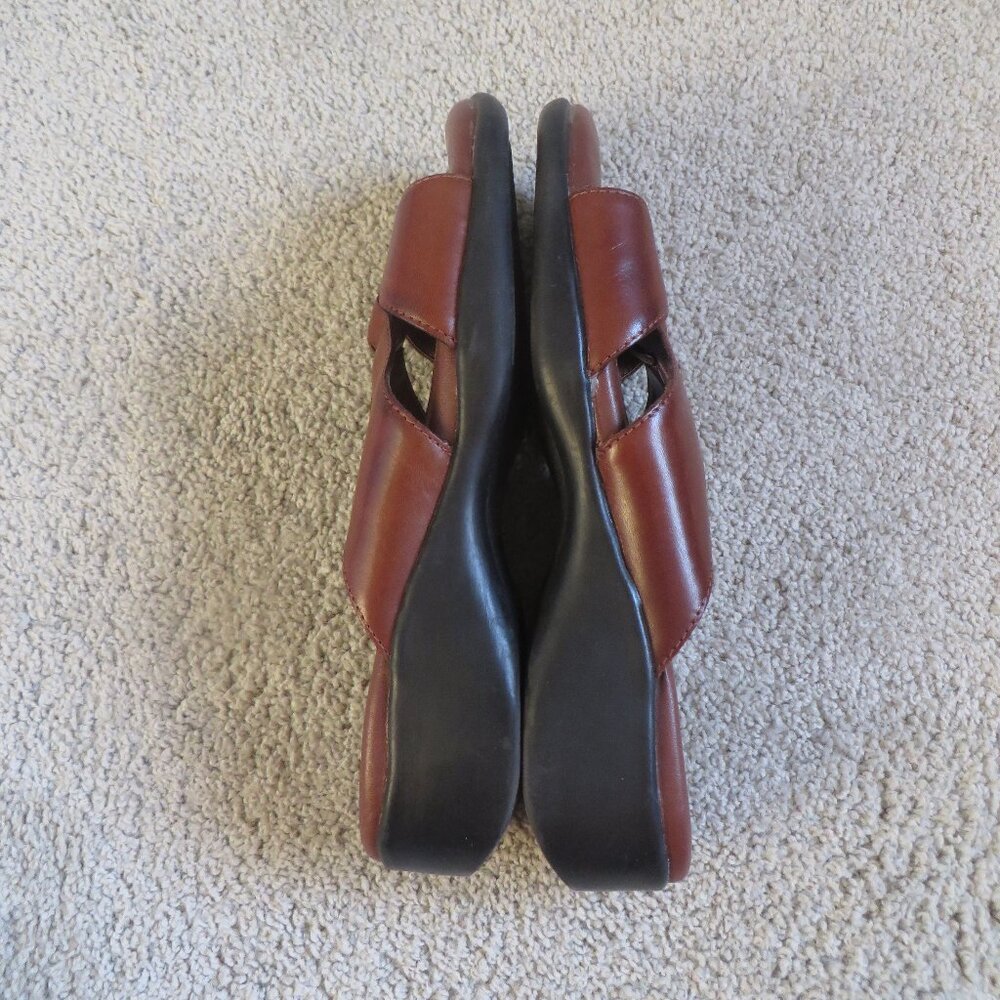 Earth shoe gelron 2000 womens slide sandals size 8 brown leather hampton 6136376 - Picture 8 of 11